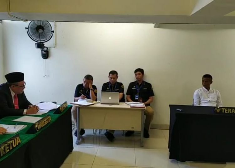 Suasana sidang pelanggaran kode etik penyelenggara Pemilu yang dilakukan Komisioner KPU RI Wahyu Setiawan, di Gedung Merah Putih, KPK Jakarta, Rabu (15/01). (ist)