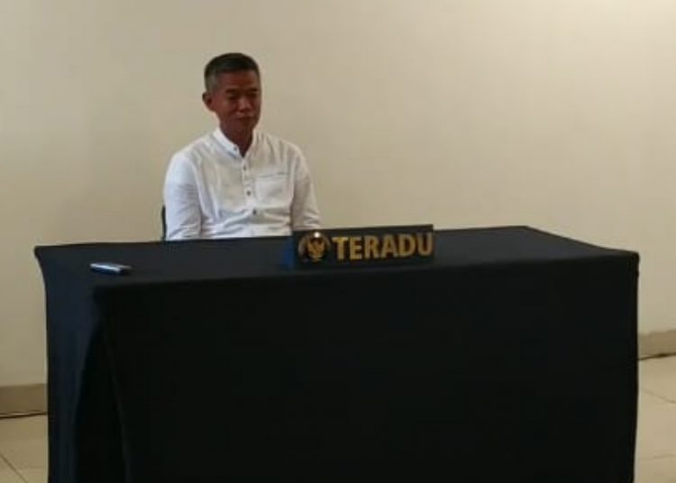 Teradu Wahyu Setiawan mengikuti sidang pelanggaran kode etik penyelenggara Pemilu, di Gedung Merah Putih, KPK Jakarta, Rabu (15/01). (ist)