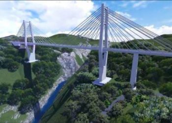 Desain Jembatan Lematang yang akan dibangun. (ist)