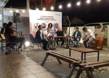 Forum Fornews ketiga di Kopi Kita dan Siber Workspace Palembang. Foto: Fornews.co