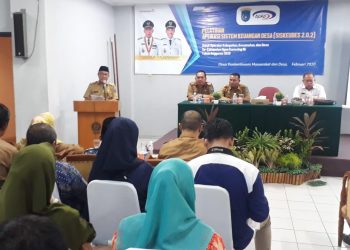 Pembukaan Pelatihan Aplikasi Siskeudes oleh Pemerintah Kabupaten OKI, Senin (17/02). (IST)