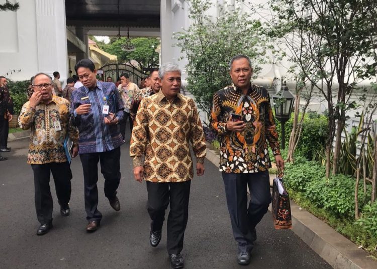 Bupati OKI saat menghadiri Rakornas Karhutla di Istana Negara, Jakarta, Kamis (06/02). (IST)
