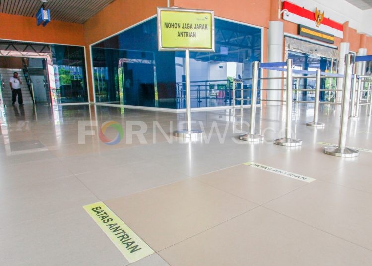 Bandara SMB II ditutup sementara mulai 25 April 2020 hingga 31 Mei 2020. (matakamera/fornews.co/mushaful imam)