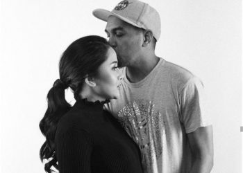 Kemesraan Glenn Fredly bersama sang istri. Foto: Fornews.co/Istimewa