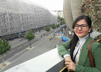 Ratu Tisha saat menghadiri rangkaian kegiatan FIFA di Prancis di bulan Juni 2019. Pada Senin (13/04), Ratu Tisha mengundurkan diri dari kursi Sekjen PSSI. (fornews.co/instagram)