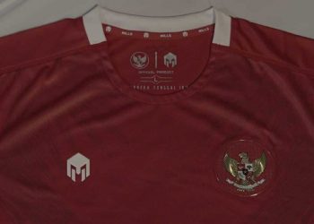 Jersey anyar skuat Timnas Indonesia diluncurkan Jumat (17/04). (fornews.co/pssi)