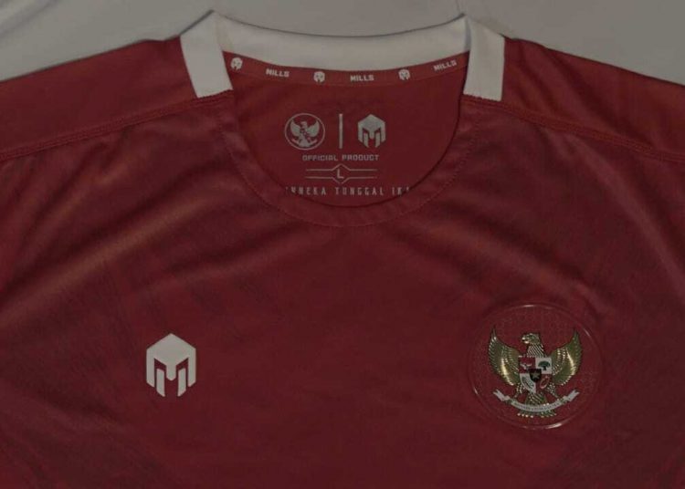 Jersey anyar skuat Timnas Indonesia diluncurkan Jumat (17/04). (fornews.co/pssi)