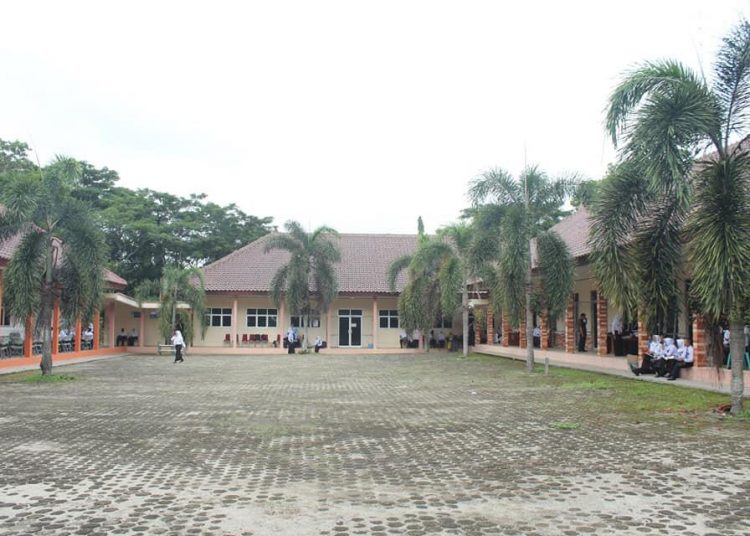 Kondisi Gedung Diklat Teluk Gelam, Kabupaten OKI beberapa waktu lalu. (IST)