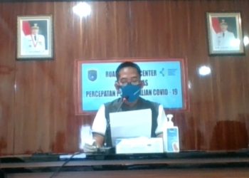 Jubir Gugus Tugas Percepatan Penanganan COVID-19 Kabupaten OKI, Iwan Setiawan. (foto : fornews.co / rif)