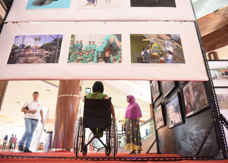 Foto pameran Kilas Balik V tahun 2018 yang diselenggarakan PFI Palembang di Atrium OPI Mall, beberapa waktu lalu. (fornews.co/dok. pfi palembang)