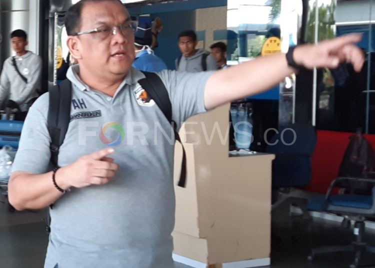 Manajer Babel Muba United Achmad Haris. (fornews.co/iwan setiawan)