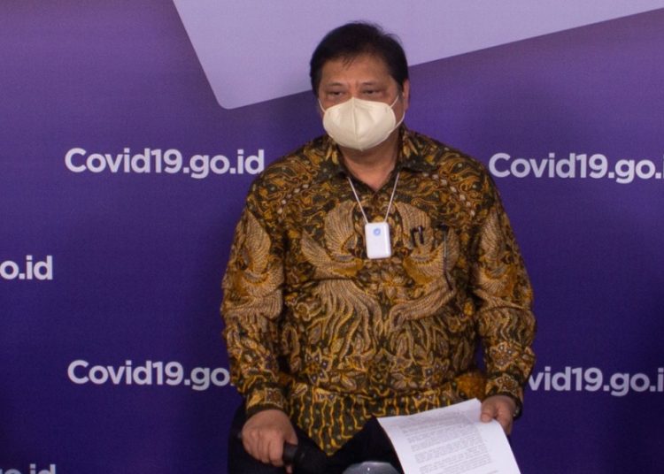 Menteri Koordinator Ekonomi yang juga Ketua Komite Penanganan Covid-19 dan Pemulihan Ekonomi Nasional (KPCPEN) Airlangga Hartarto. (fornews.co/stpc19)