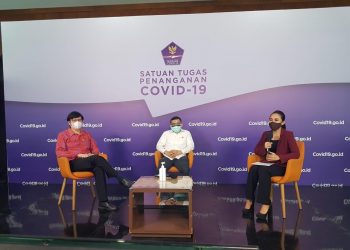 Talkshow Satuan Tugas Penanganan COVID-19 bertema “Pencegahan COVID-19: Beda Masyarakat, Beda Strategi?” di Media Center Satgas COVID-19 Graha BNPB Jakarta, Kamis (01/10). (fornews.co/stpc19)