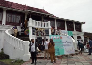 Dinas Kebudayaan Kota Palembang menggelar pameran temporer bertema Venesia dari Timur di Museum SMB II mulai 12 Oktober 2020 sampai 12 Januari 2021. (fornews.co/yulia savitri)