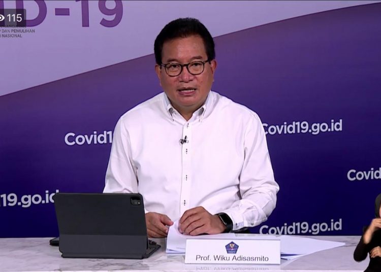 Juru Bicara Satgas Penanganan Covid-19 Prof. Wiku Adisasmito dalam keterangan pers di Media Center Satgas Penanganan Covid-19 Graha BNPB Jakarta, Selasa (27/10). (fornews.co/stpc19)
