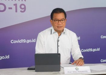 Juru Bicara Satgas Penanganan Covid-19 Prof. Wiku Adisasmito saat memberi keterangan pers Perkembangan Penanganan Covid-19, Kamis (29/10). (fornews.co/stpc19)