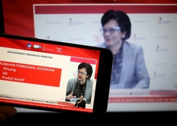 Dr Avanti Fontana, Dosen dan fasilitator strategi dan manajemen inovasi Fakultas Ekonomi dan Bisnis Universitas Indonesia memberikan pemaparan dalam dialog produktif bertema Berinovasi dan Optimis Meningkatkan Usaha di Masa Pendemi di Jakarta, Jumat 6 November 2020. (fornews.co/kcppen)