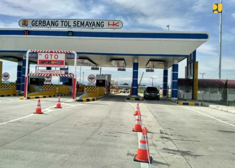 Gerbang Tol Semayang. (fornews.co/foto: pupr.go.id)