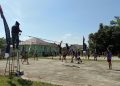 Para peserta asal Kecamatan Rambang Kuang saat mengikuti seleksi calon atlet bola voli Kabupaten Ogan Ilir. (IST)