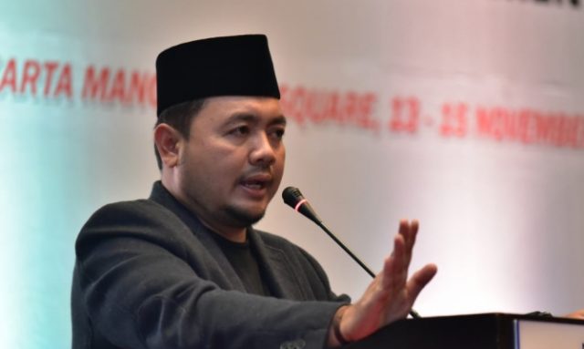 Anggota Bawaslu Mochammad Afiffuddin saat memberikan keterangan pers di Jakarta, Selasa (17/11). (fornews.co/humas bawaslu)