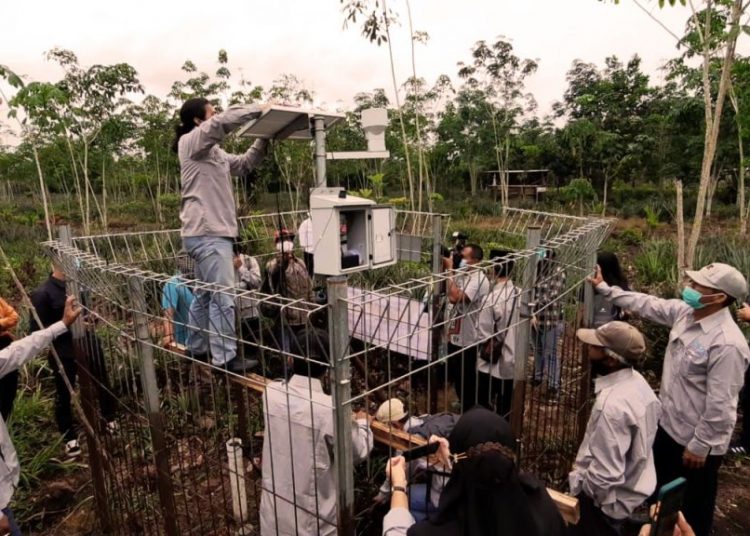 Badan Restorasi Gambut (BRG) RI menggelar pelatihan dengan seluruh Penjaga Tinggi Muka Air (TMA) di Sumatra Selatan, 4-6 November 2020. (fornews.co/brg)