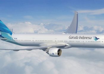Garuda Indonesia berhasil masuk dalam jajaran 20 besar dunia maskapai dengan protokol kesehatan terbaik di masa pandemi versi Safe Travel Barometer. (fornews.co/ist)