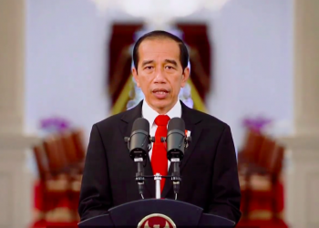 Presiden Joko Widodo saat memberikan sambutan virtual pada peringatan Hari Disabilitas Internasional 2020 yang ditayangkan melalui kanal YouTube Kemensos RI, Kamis (3/12) pagi. (fornews.co/sumber: Tangkapan Layar Kemensos RI)