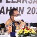 Mendagri Muhammad Tito Karnavian menyampaikan paparan dalam Refleksi dan Proyeksi Pelaksanaan Pilkada Serentak Tahun 2020 di Hotel Melia Yogyakarta, Senin (14/12). (fornews.co/humas kemendagri)