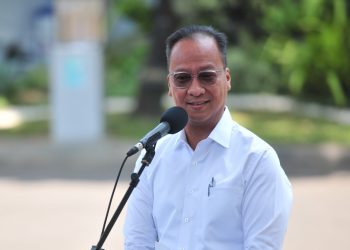Menteri Perindustrian Agus Gumiwang Kartasasmita. (fornews.co/humas setkab)