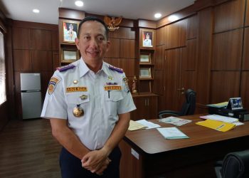 Kepala Dishub Kota Palembang Agus Rizal. (fornews.co/bakohumas palembang)