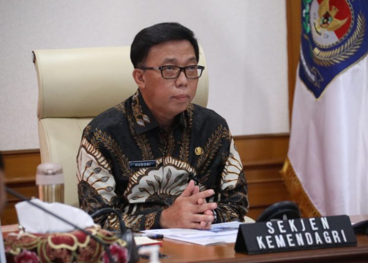 Sekjen Kemendagri Muhammad Hudori. (fornews.co/humas kemendagri)