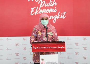 Juru Bicara Vaksinasi Covid-19 Kementerian Kesehatan dr Siti Nadia Tarmizi, Jumat (22/1/2021). (fornews.co/kpcpen)