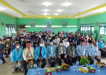 Peluncuran program Biro Jodoh Sakinah Center di sela-sela acara Rakor IRMA se-Sumsel di Balai Diklat BKPRMI Sumsel Al-Kahfi, Jalan Perindustrian II, Kecamatan Sukarami, Palembang, Minggu ((7/2/2021). (fornews.co/ist)