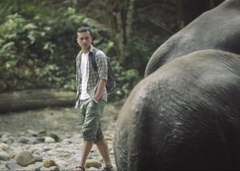 Nicholas Saputra dalam dokumenter “Save Our Forest Giants” (Foto: Youtube EU in Indonesia)