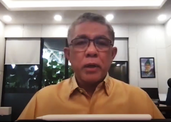 Sekretaris Jenderal Kementerian Kesehatan RI drg Oscar Primadi saat memberikan keterangan pada konferensi pers virtual, Kamis (4/2/2021). (fornews.co/bkpm kemenkes)