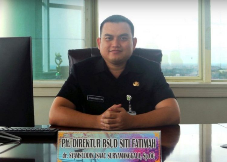 Direktur RSUD Siti Fatimah dr Syamsuddin Isaac Suryamanggala dipercaya memimpin kontingen Sumsel di PON XX Papua. (fornews.co/ist)