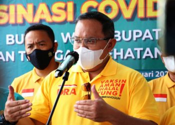 Bupati Muba Dodi Reza Alex mengimbau warganya meningkatkan kewaspadaan terhadap potensi bencana alam akibat cuaca ekstrem yang terjadi. (fornews.co/humas pemkab muba)