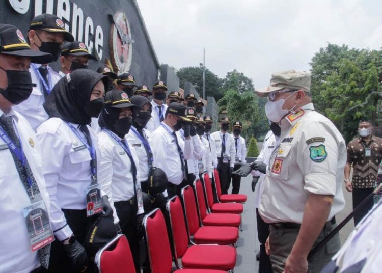 Bupati Muba Dodi Reza Alex saat memberi arahan kepada ASN yang mengikuti pelatihan intelijen di Satinduk BAIS TNI di Bogor, Senin (22/2/2021). (fornews.co/humas pemkab muba)