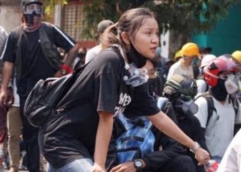 Ding Jia Xi kini menjadi ikon perlawanan rakyat Myanmar. (fornews/ist)