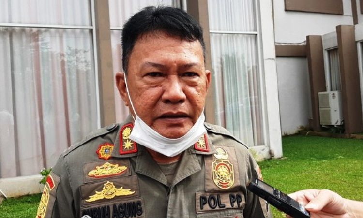 Kepala Satuan Polisi Pamong Praja Kota Palembang Guruh Agung Putra Jaya. (fornews.co/bakohumas palembang)