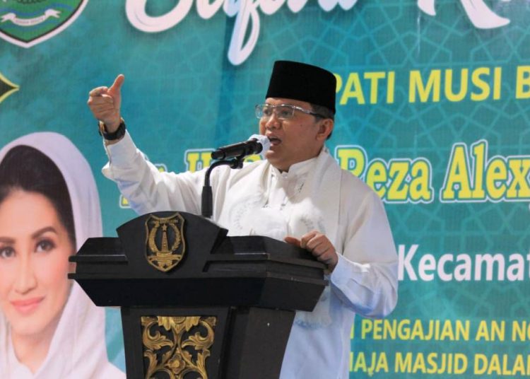 Bupati Muba Dodi Reza Alex mengimbau warga Muba yang berada di perantauan untuk tidak mudik Lebaran tahun ini. (fornews.co/humas pemkab muba)