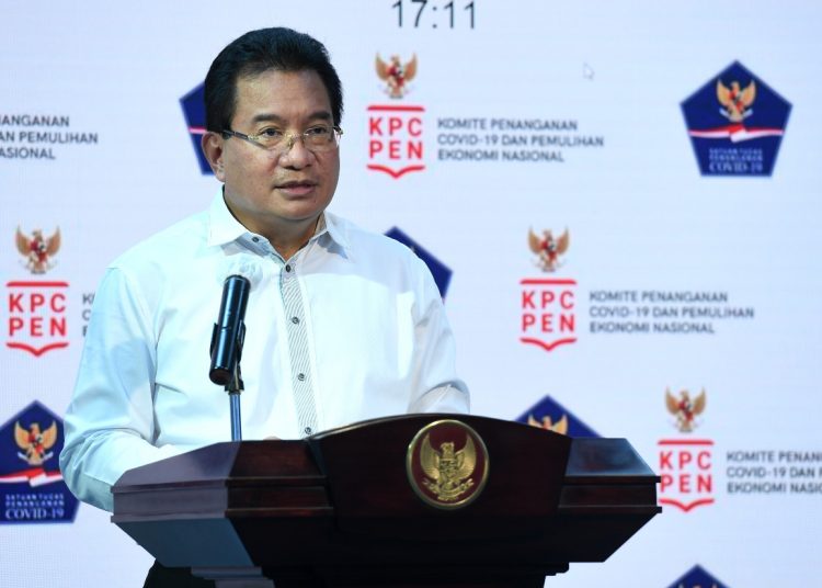 Juru Bicara Satuan Tugas (Satgas) Penanganan COVID-19 Wiku Adisasmito memberikan keterangan pers di Jakarta. (istimewa/BPMI Sekretariat Presiden)