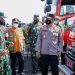 Gelar pasukan dan perlengkapan kesiapan operasi pencegahan dan penangangan kebakaran hutan dan lahan (karhutla) di Lanud SMH Palembang, Rabu (14/4/2021). (istimewa/Humas Pemprov Sumsel)