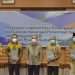 Penyerahan Laporan Hasil Pemeriksaan LKPD Tahun Anggaran 2020 di kantor BPK Perwakilan Sumsel di Palembang, Jumat (7/5). (istimewa)