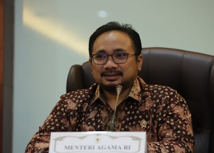 Menteri Agama Yaqut Cholil Qoumas. (istimewa/Kemenag)