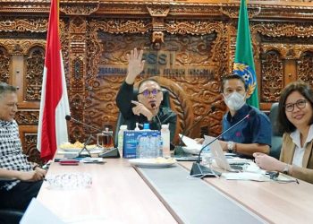 Ketua Umum PSSI Mochamad Iriawan saat memimpin Emergency Exco Meeting, Selasa (25/5/2021). (fornews.co/pssi)