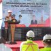 Wali Kota Palembang Harnojoyo saat pencanangan Restorasi Sungai Sekanak Lambidaro, Rabu (5/5). (istimewa/Protokol Setda Palembang)