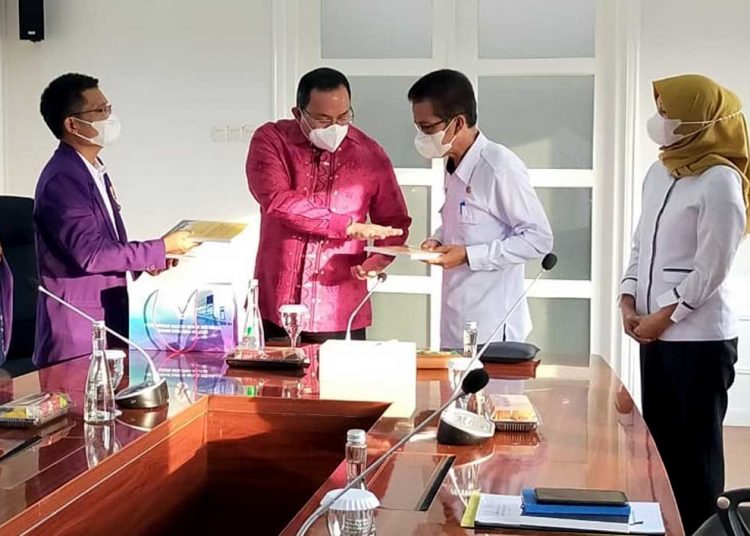 PEMERINTAH Kabupaten Muba telah menggandeng perguruan Institut Pertanian Bogor (IPB) dalam upaya pengembangan dan peningkatan SPR di Muba. (foto fornews.co/humas pemkab muba)