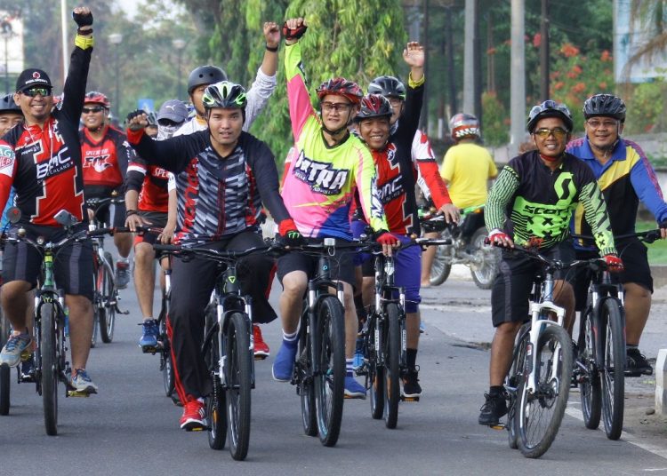 Para pecinta gowes di Kabupaten Musi Banyuasin. (fornews / ist)