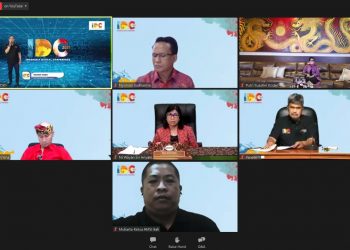 Pelaksanaan Road to IDC 2021 di Bali, Rabu (17/11/2021). (fornews.co/ist)